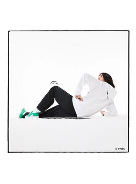 Sweatshirt Lacoste Peanuts Weiss Damen und Herren