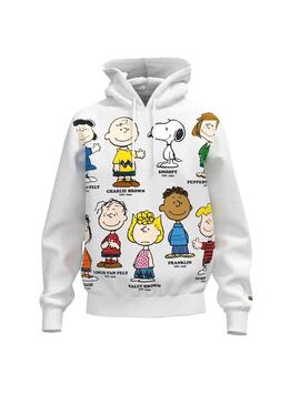 Sweatshirt Lacoste Peanuts Weiss Damen und Herren