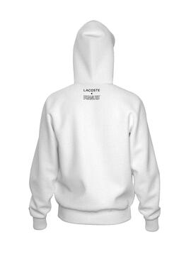 Sweatshirt Lacoste Peanuts Weiss Damen und Herren