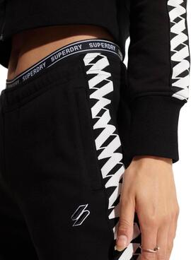 Pantalón Superdry Code Tape Schwarz für Herren