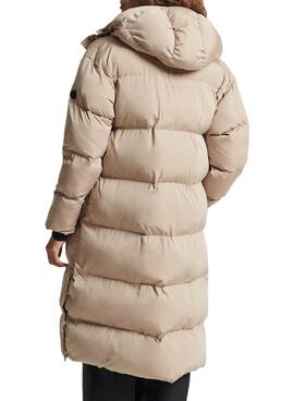 Jacke Superdry Studios Longline Beige Damen
