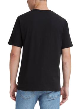 T-Shirt Levis Relaxed Schwarz Logo für Herren