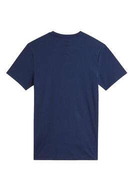 Pack 2 T-Shirts Levis Crewneck Marineblau Weiss