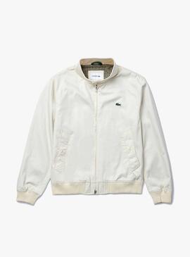 Jacke Lacoste Water Resistant Beige für Herren