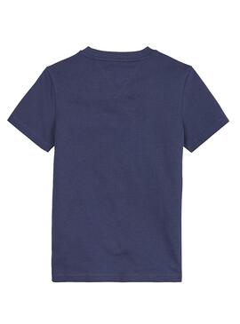 T-Shirt Tommy Hilfiger Heritage Badge Marineblau Junge