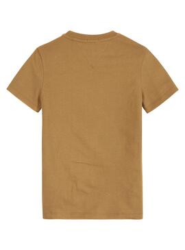 T-Shirt Tommy Hilfiger Heritage Braun für Junge