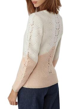 Pullover Naf Naf Zweifarbig für Damen