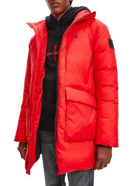 Parka Calvin Klein Technical Rot für Herren