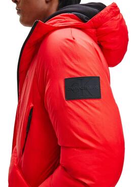 Parka Calvin Klein Technical Rot für Herren