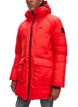 Parka Calvin Klein Technical Rot für Herren