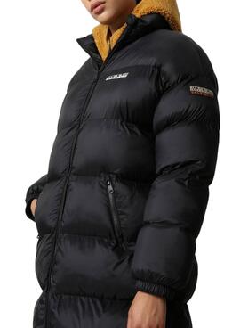 Jacke Napapijri A-Box W Larga Schwarz für Damen