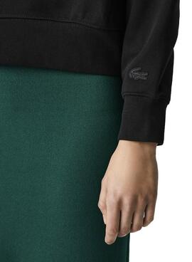Sweatshirt Lacoste Live Schwarz für Damen