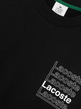 Sweatshirt Lacoste Live Schwarz für Damen