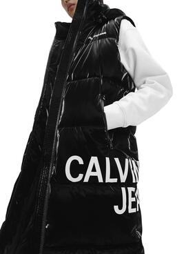 Weste Calvin Klein Institutional Schwarz Damen