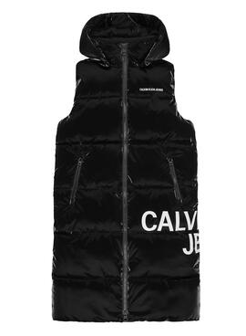 Weste Calvin Klein Institutional Schwarz Damen