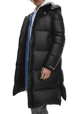 Mantel Calvin Klein Jeans Shiny Schwarz für Damen