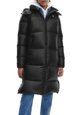 Mantel Calvin Klein Jeans Shiny Schwarz für Damen