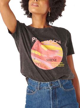 T-Shirt Naf Naf Luna Rosa für Damen
