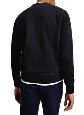 Sweatshirt Tommy Hilfiger Lines Crewn Schwarz Herren