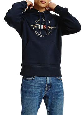 Sweatshirt Tommy Hilfiger Saisonal Icon Marineblau