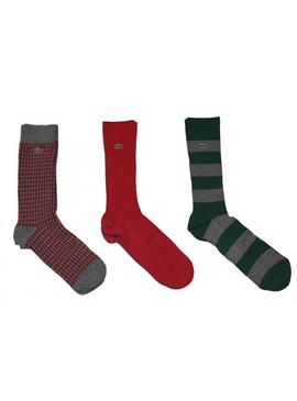 Pack 3 Socken Lacoste Multicolor für Herren
