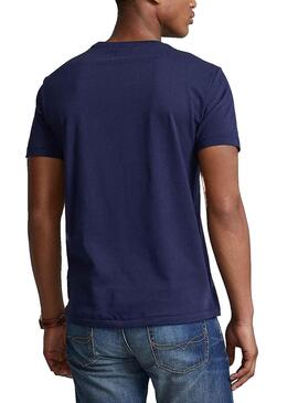 T-Shirt Polo Ralph Lauren Bear Marineblau für Herren