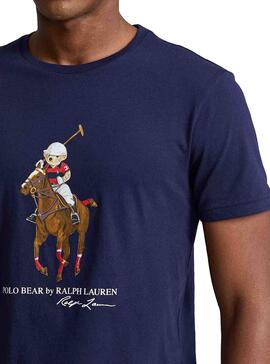 T-Shirt Polo Ralph Lauren Bear Marineblau für Herren