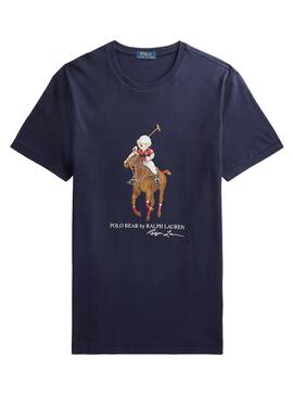 T-Shirt Polo Ralph Lauren Bear Marineblau für Herren