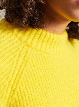 Pullover Superdry Alpaca Blend Crew Gelb Damen