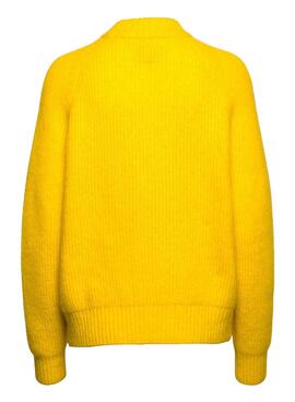Pullover Superdry Alpaca Blend Crew Gelb Damen