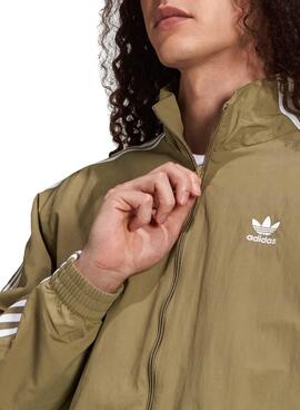 Jacke Adidas Adicolor Lock Up Grün für Herren