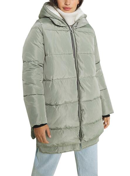 Mantel Only Nora Lang Grün für Damen