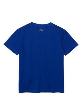 T-Shirt Lacoste Big Croc Azulon für Junge