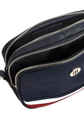 Handtasche Tommy Hilfiger Poppy Crossover Marineblau Damen