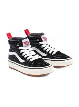 Sneaker Vans Sk8 Hi Mte Schwarz für Kinder