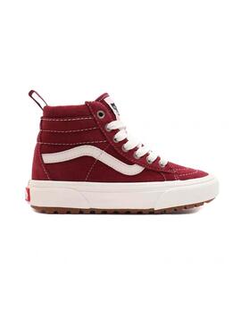 Sneaker Vans Sk8 Hi Mte Granatrot Kinder Junge Mädchen