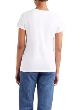 T-Shirt Levis The Perfekter Rainbow Weiss Damen