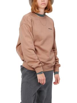 Sweatshirt Carhartt Schriftstickerei Baun Damen