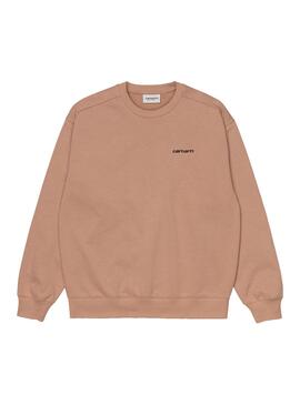 Sweatshirt Carhartt Schriftstickerei Baun Damen
