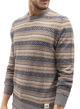 Pullover Klout Geometrisch Grau für Herren