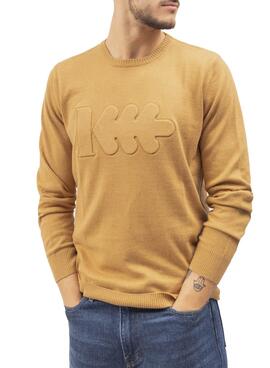 Pullover Klout Relief Beige für Herren