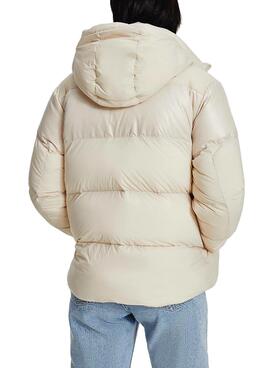 Daunenjacke Tommy Jeans Tonal Beige für Damen