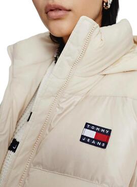Daunenjacke Tommy Jeans Tonal Beige für Damen