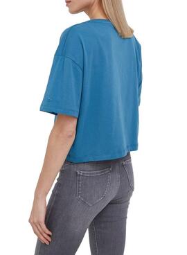 T-Shirt Pepe Jeans Daiana Blau Für Damen