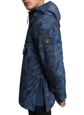 Jacke Napapijri Rainforest Blau Herren