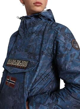 Jacke Napapijri Rainforest Blau Herren