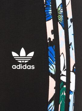 Leggings Adidas Tierblume Schwarz für Mädchen