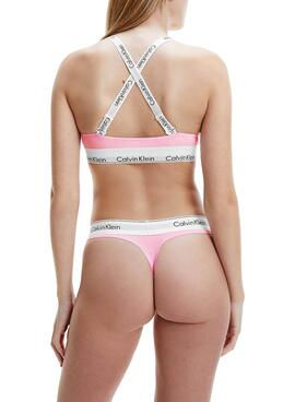 BH Calvin Klein Unlined Bralette Pink Damen