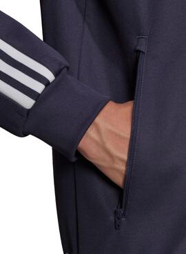Jacke Adidas Beckenbauer Marineblau für Herren
