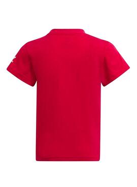 T-Shirt Adidas Adicolor Rot für Junge und Mädchen